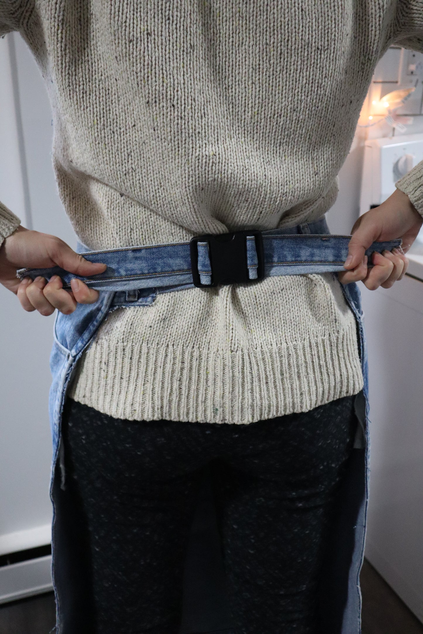 Heavy Duty Sturdy Denim Apron for Artisan